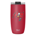 NFL Voyager Tumbler with Clear Flip Lid & Straw